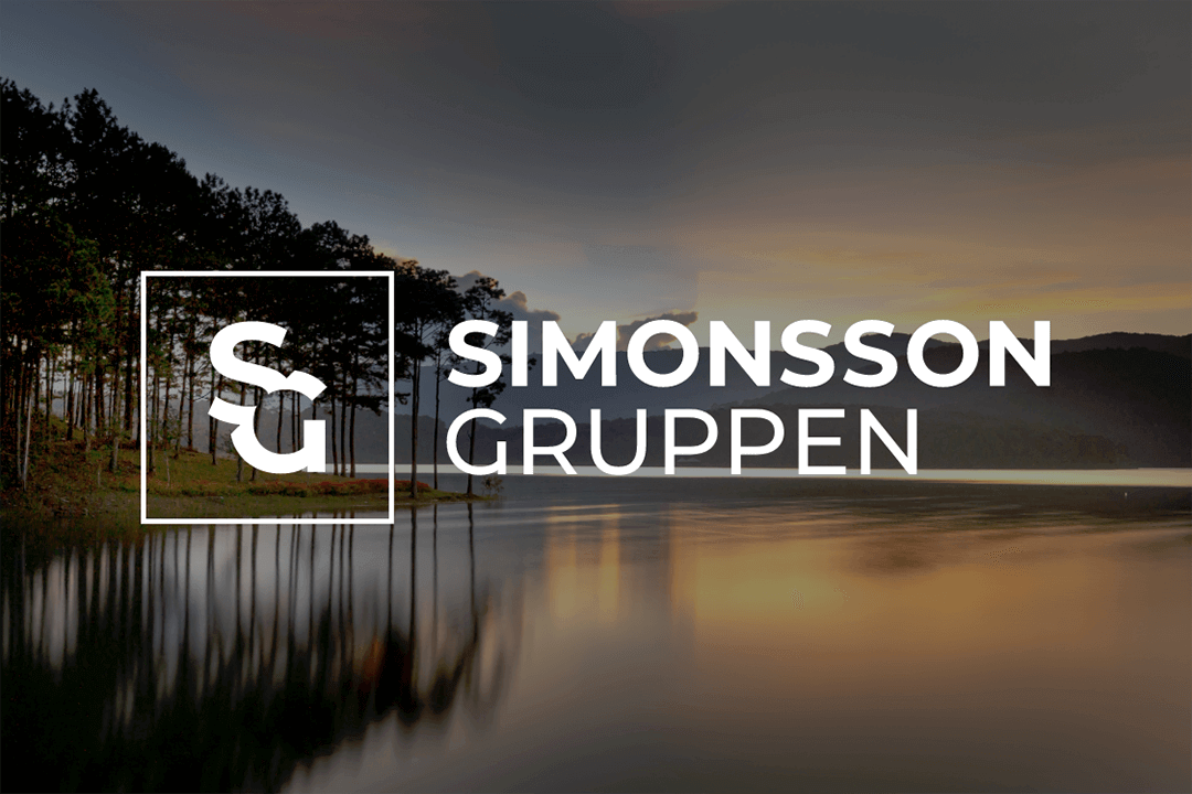 Image of: The logo in white